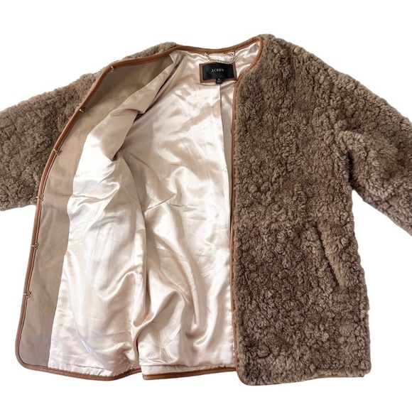 J. Crew Tan Teddy Jacket NWOT - Picture 7 of 16